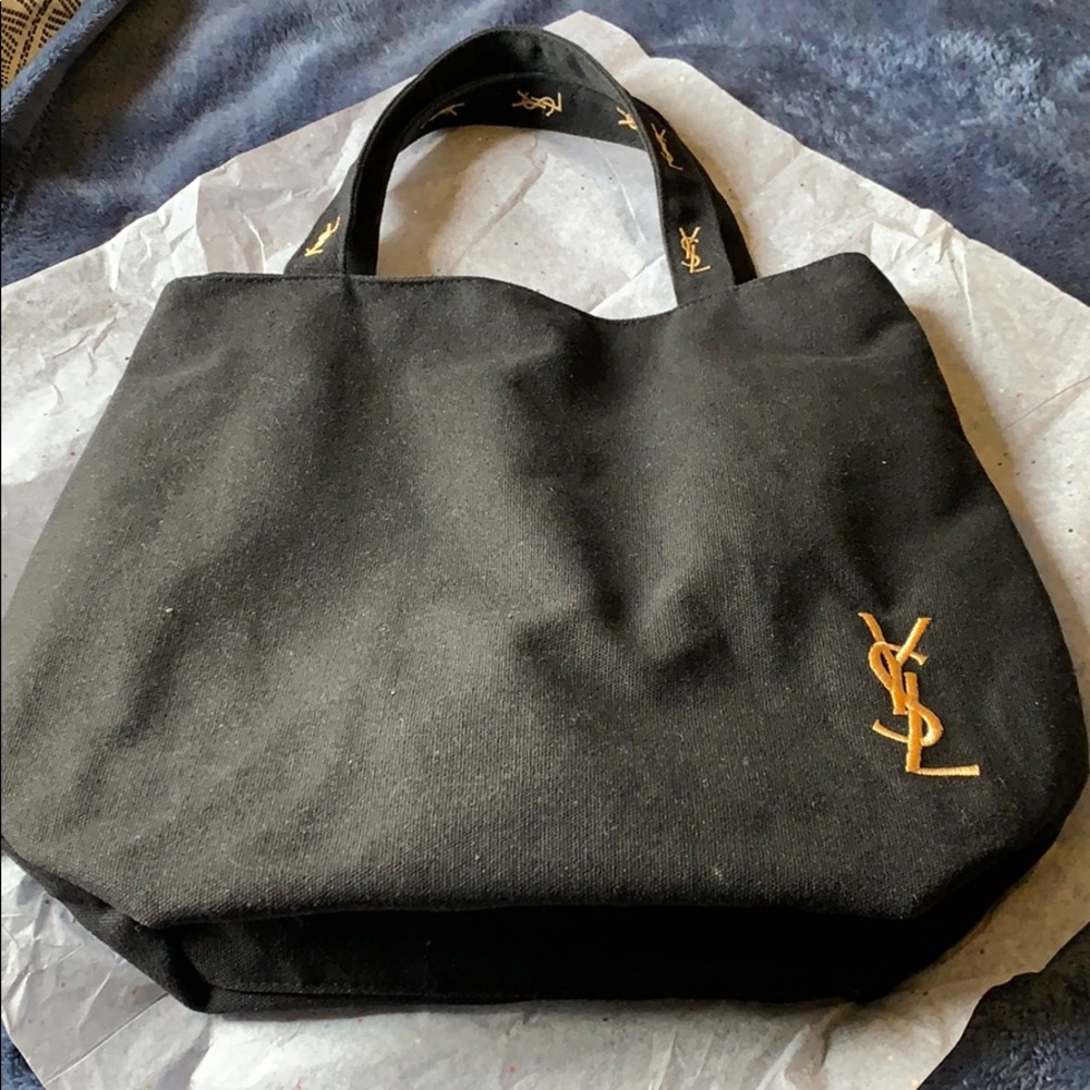 Ysl tote jeans bag